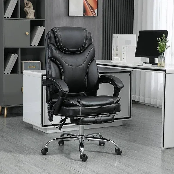 Vinsetto PU Leather Vibration Massage Office Chair