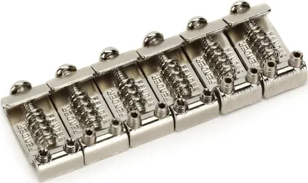 Fender American Standard 2008 Stratocaster Bridge Saddles - Steel with Nickel Finish