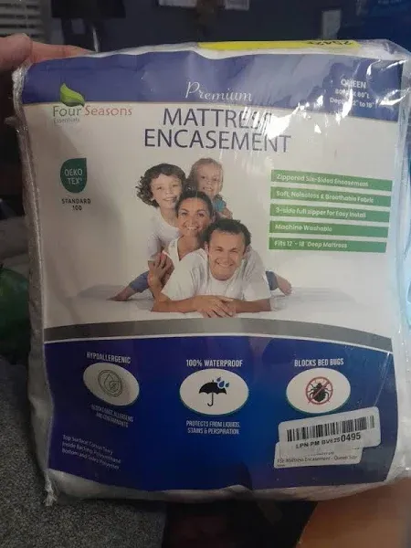 Mattress Protector Waterproof Zippered Cover