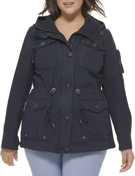 Levi's Women's Hooded Cotton Utility Jacket