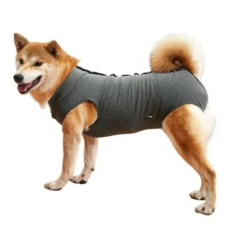 Dog Recovery Suit Abdominal Wound Puppy Surgical Clothes Post-Operative Vest Pet After Surgery Wear Substitute E-collar & Cone