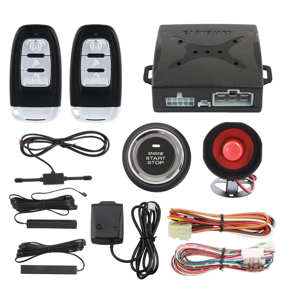 EASYGUARD EC003 Smart Key PKE Passive Keyless Entry Car Alarm System