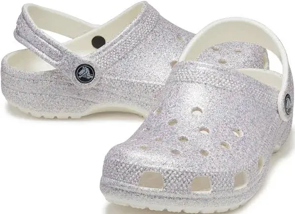 Crocs Kids' Classic Glitter Clogs