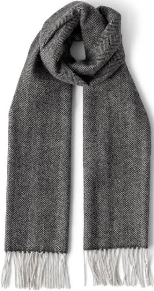 Elliot Mulryan men&#039;s 100% Cashmere Scarf -  Black - new in Gift box