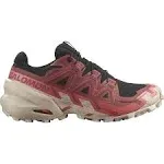 Women's Trail Running Shoes Speedcross 6 GORE-TEX Black / Cow Hide / Faded Rose 11 Salomon