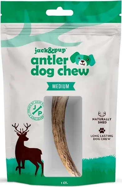 Jack&amp;Pup Whole Elk Antlers for Dogs Large | Naturally Shed Medium Antler