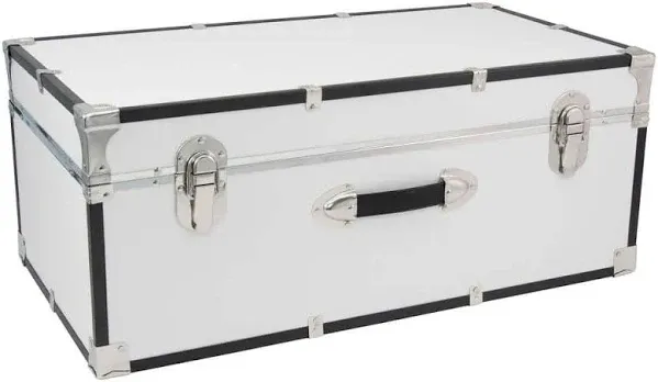 Seward Trunk` 30" Storage Trunk (White)