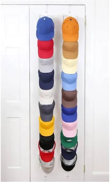 Perfect Curve Hat Organizer Cap Rack FAV | Hat Racks | Hold up to 40 caps | O...