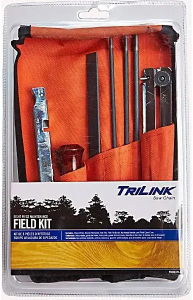 TRILINK 8 Piece Saw Chain Field Maintenance Kit FK001TL2 W/ Case, NEW Chainsaw