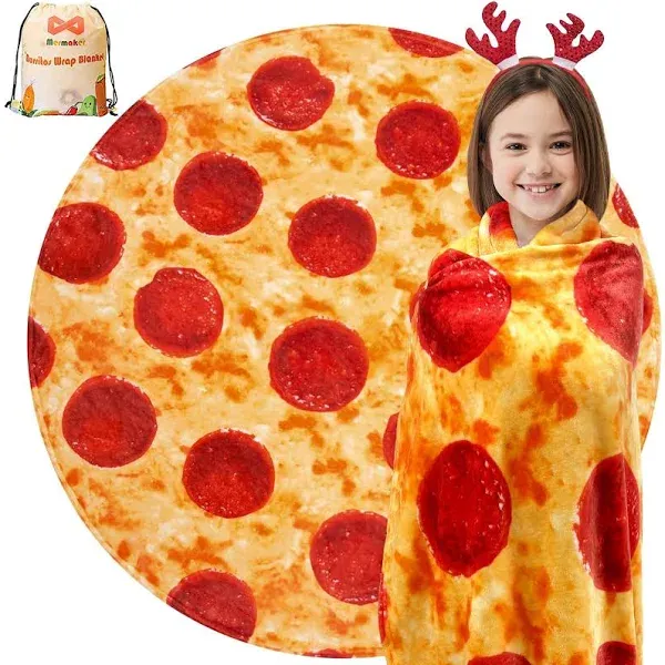 Mermaker Pepperoni Pizzas Blanket 2.0