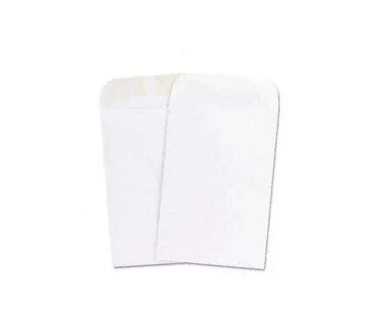 Universal UNV40104 6.5 in. x 9.5 in. 24 lb. #1-3/4 Square Flap Gummed Catalog Envelope - White (500/Box)