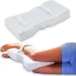 Back Support Systems Knee-T Leg Pillow Patented | Medical Grade High Density | Foam Knee Pillow for Sleeping, Back Pain Relief, Hip and Sciatica Pain