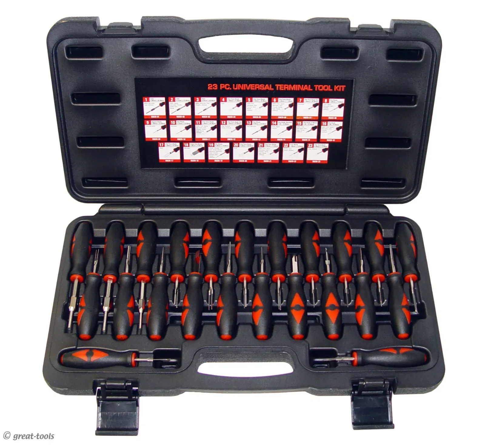 STEELMAN UNIVERSAL TERMINAL TOOL KIT – automotive harness pin connector tools