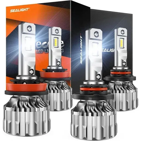 SEALIGHT H11/H9/H8 9005/HB3 Bulbs Combo