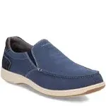 Florsheim Lakeside Canvas Moc Toe Slip On 11 Men's Navy