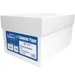 Impreso Continuous Feed Computer Paper, 1-Part, 15 lb, 9.5 x 11, White, 1,700/Carton