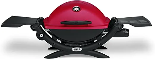 Weber Q1200 Liquid Propane Grill, Red