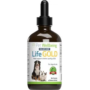 Pet Wellbeing Life Gold for Large Dogs Immune System Support 4oz.