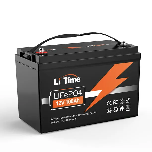 LiTime 12V 100Ah Lithium LiFePO4 Battery 4000-15000 Cycles for RV, Backup Power, Solar