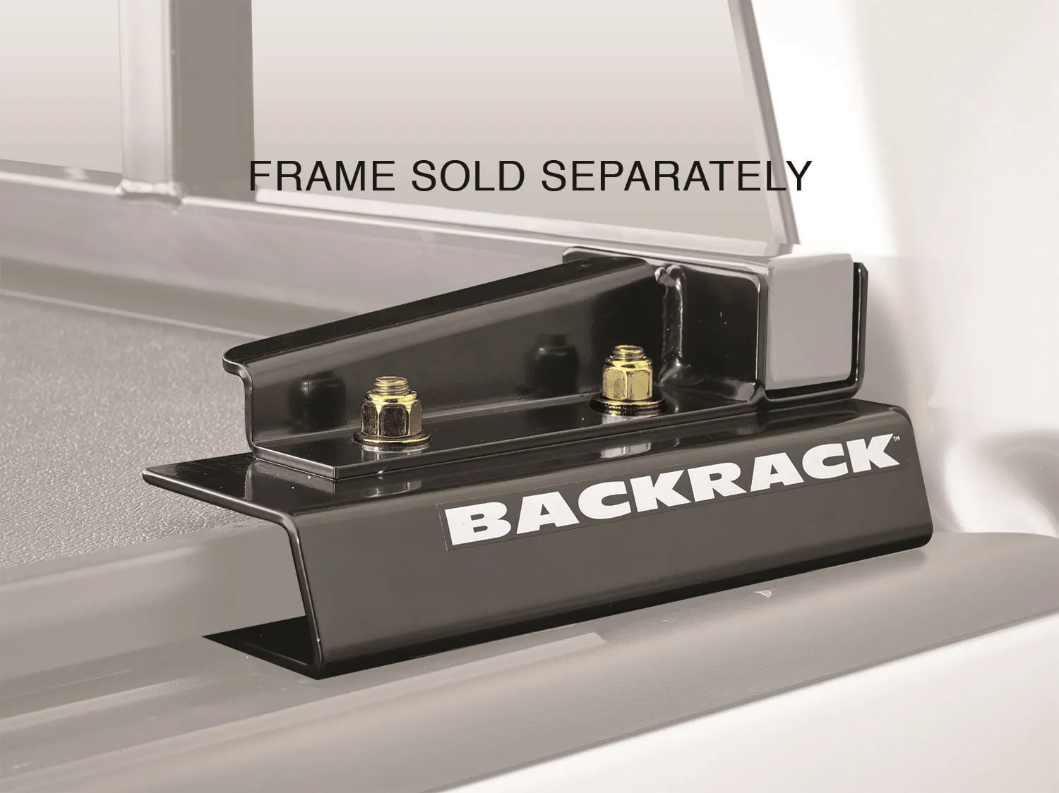 BackRack | Hardware Kit for use w/ Standard Bed, Black, No Drill | 30124 | Fits 2020-2023 Chevrolet/GMC Silverado/Sierra 2500/3500 HD