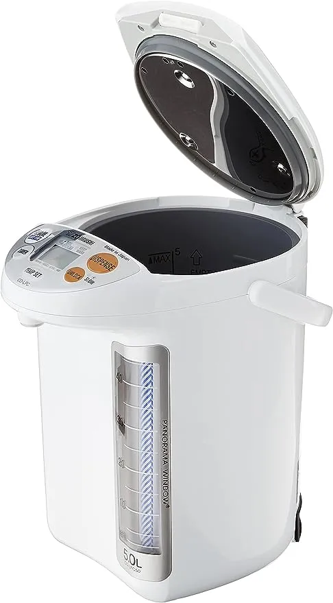 Zojirushi - Panorama Window Micom 5L Water Boiler & Warmer - White