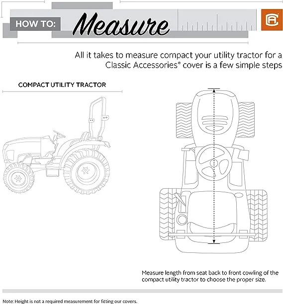 Classic Accessories 52-151-380301-<wbr/>RT Compact Utility Tractor Black