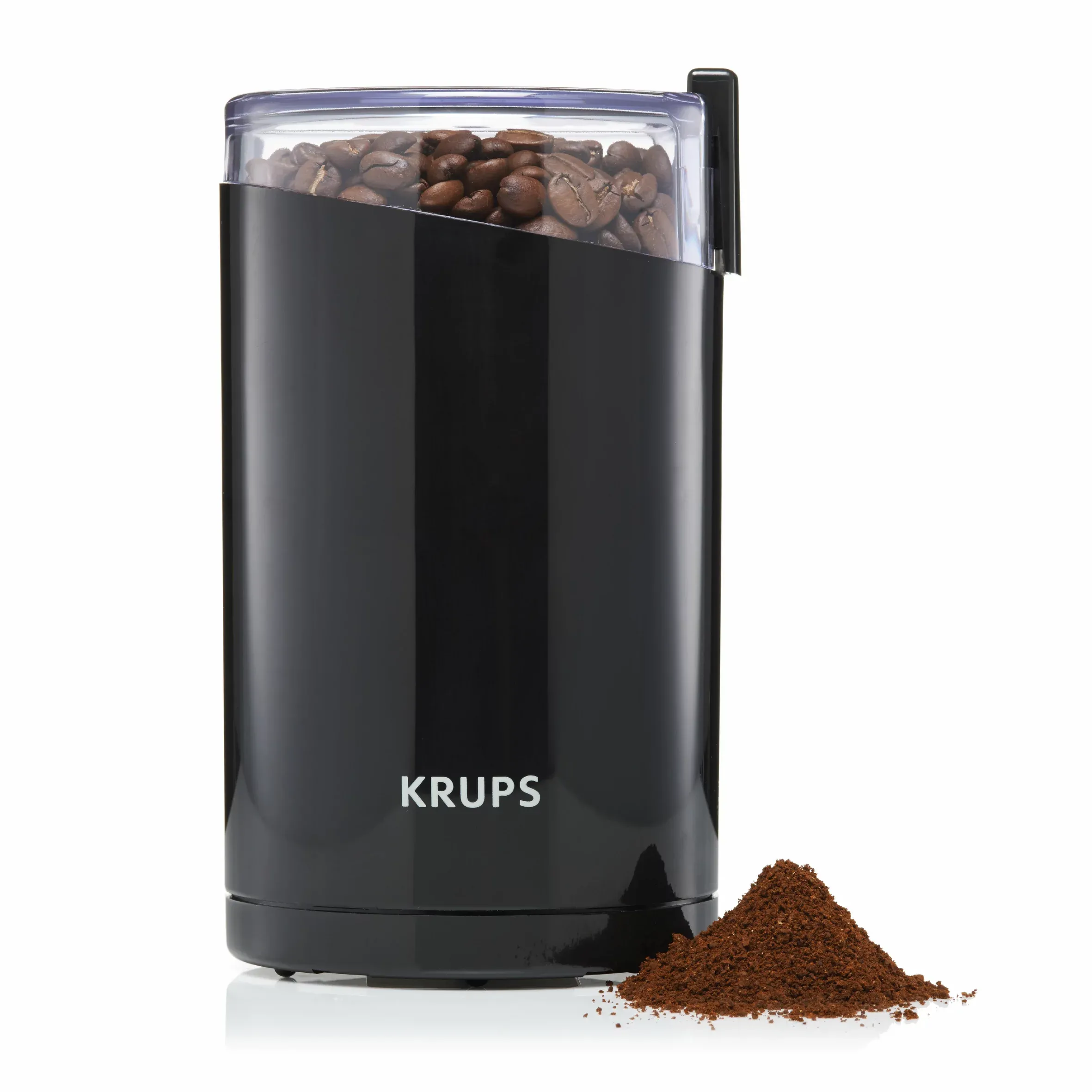 KRUPS Fast Touch Electric Coffee and Spice Grinder With Stainless Steel Blades, Black