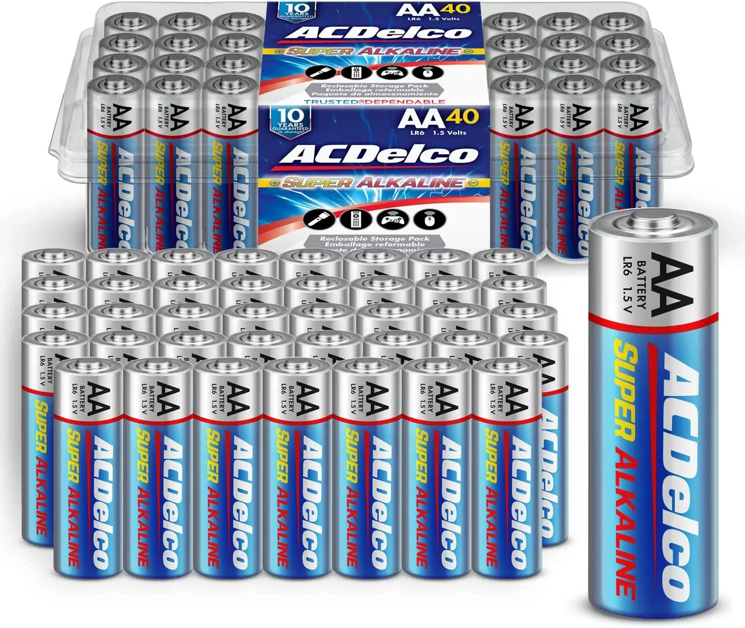 ACDelco AA Batteries Maximum Power Super Alkaline Battery