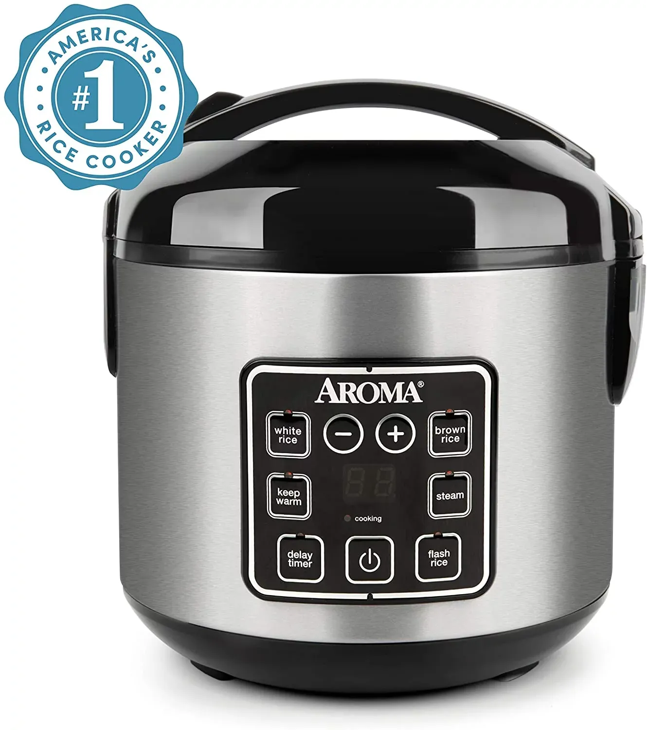 Aroma 8-Cup Rice Multi-Cooker Steamer Dorm Room ARC-914SBD - NEW SEALED