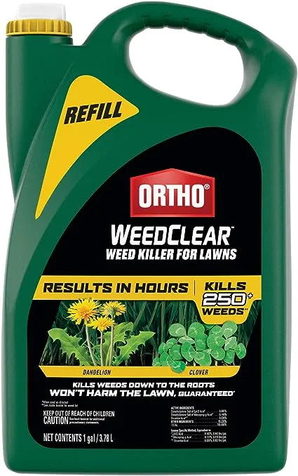 ORTHO WeedClear Weed Killer for Lawns Refill 1-Gallon Refill Lawn Weed Killer