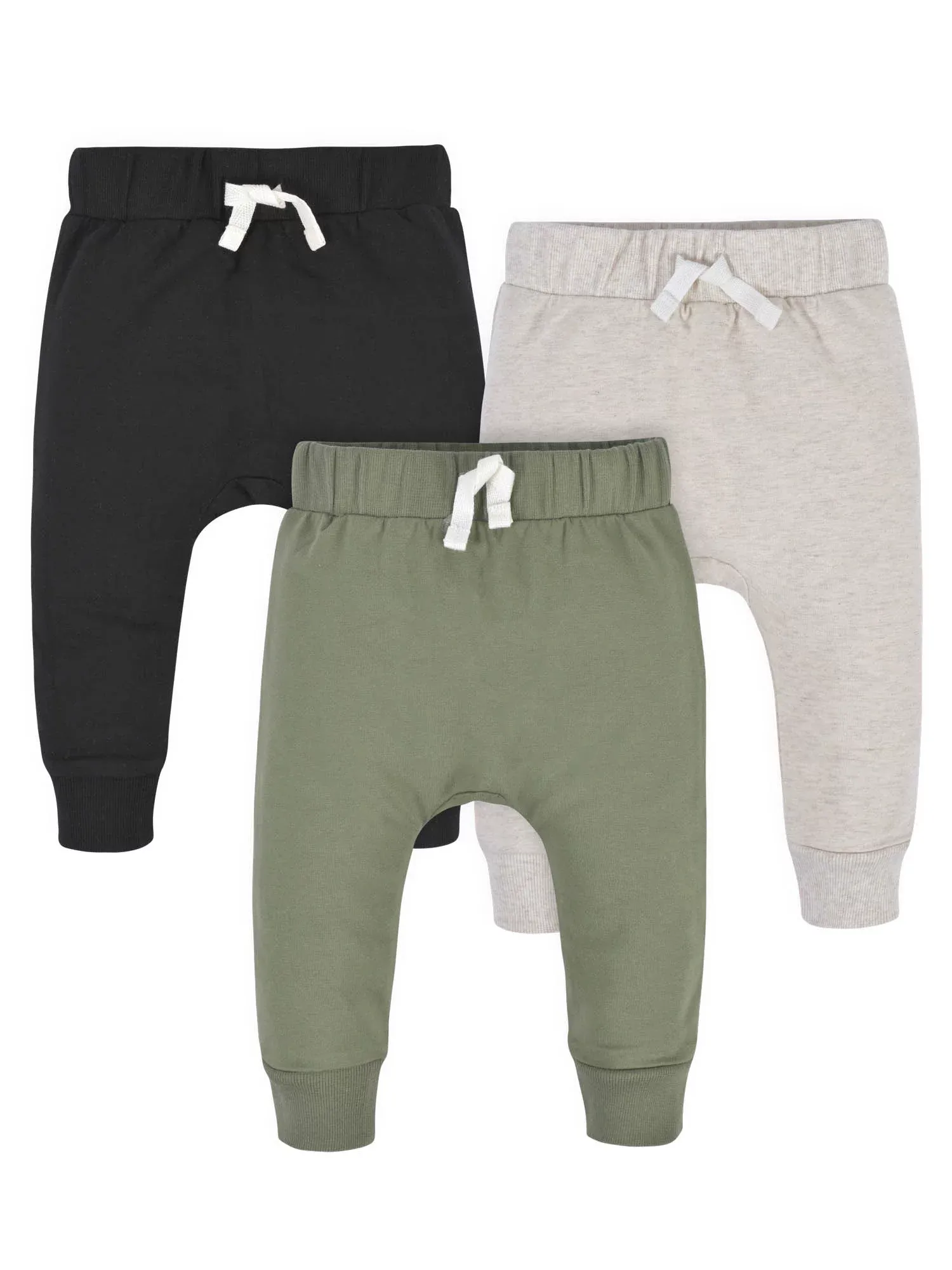 Gerber Baby Boys' Toddler 3-Pack Jogger Pants