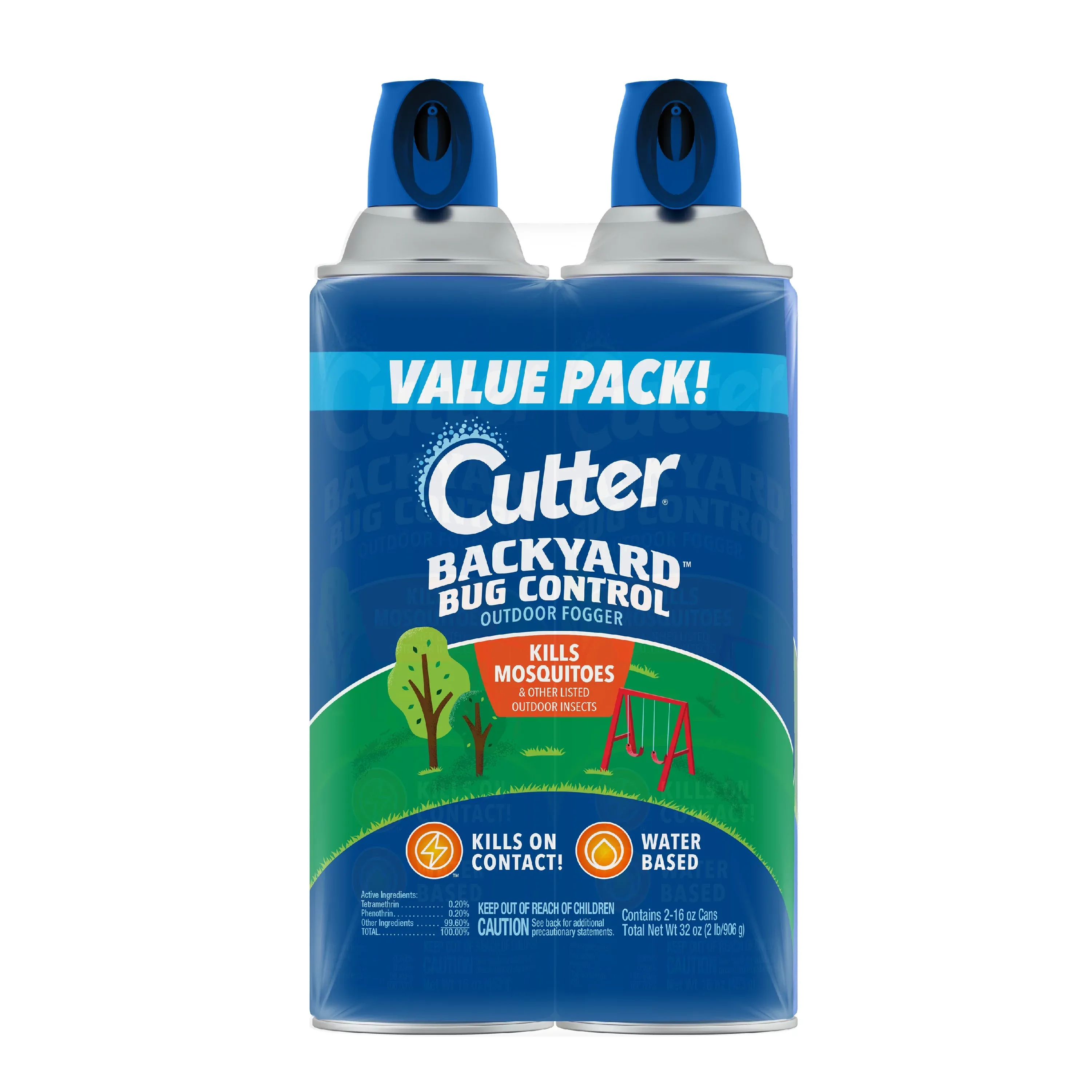 Cutter Backyard Bug Control Outdoor Fogger Twin Pack - 16 oz