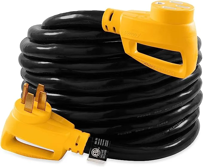 Camco PowerGrip Extension Cord 30 Foot 50 Amp