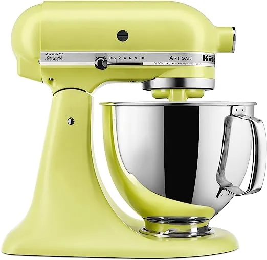 KitchenAid Artisan Series 5 Quart Tilt Head Stand Mixer with Pouring Shield KSM150PS, Feather Pink