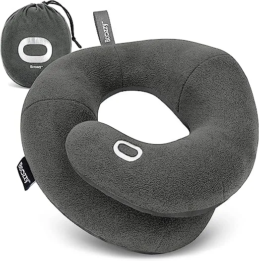 Bcozzy Chin Supporting Travel Pillow - Supports The Head, Neck and Chin