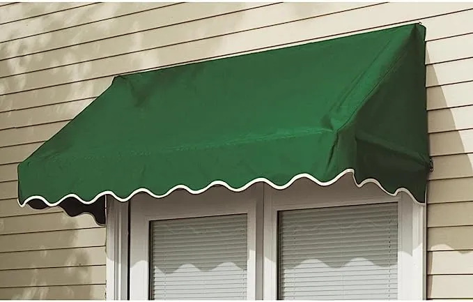 CASTLECREEK 8' Window Door Awning Sun Shade Canopy Outdoor Patio Cover Hunter Green