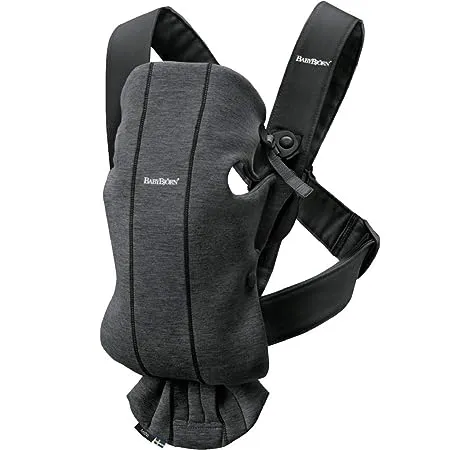 BABYBJÖRN ™ Charcoal Grey Mini 3D Jersey Baby Carrier