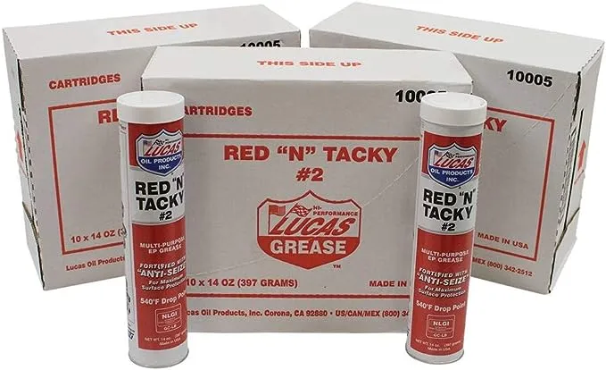 New Stens Red "N" Tacky Grease 051-504 Replacement for Lucas Oil 10005-30