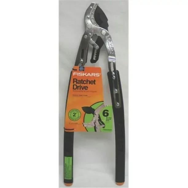 Fiskars 2.75in Steel Blade Ratchet Lopper with Steel Handle