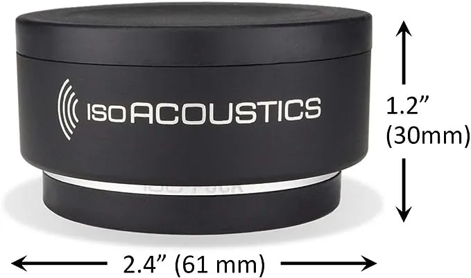 IsoAcoustics ISO-Puck Isolation Puck for Studio Monitors and Amps (Set of 2)