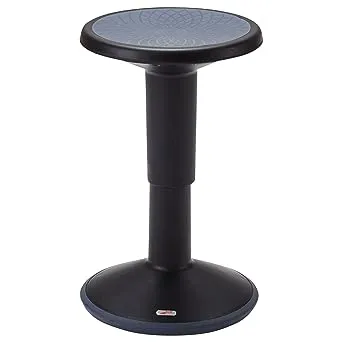 Ecr4kids Sitwell Adjustable Stool - Black