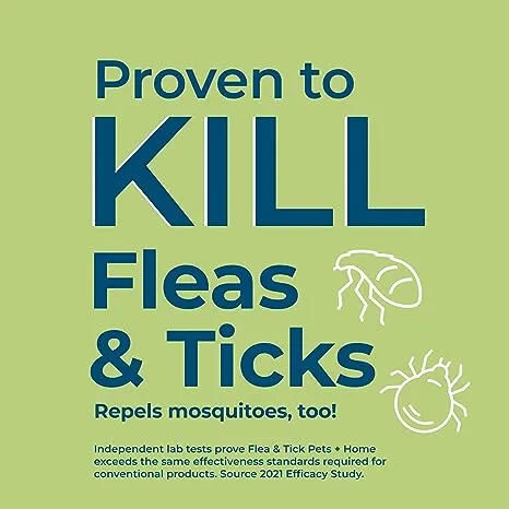 Wondercide - Flea, Tick & Mosquito Spray for Dogs, Cats, and Home - Tick Killer, Control, Prevention, Treatment - with Natural Essential Oils - Pet and Family Safe - Cedarwood 16 oz