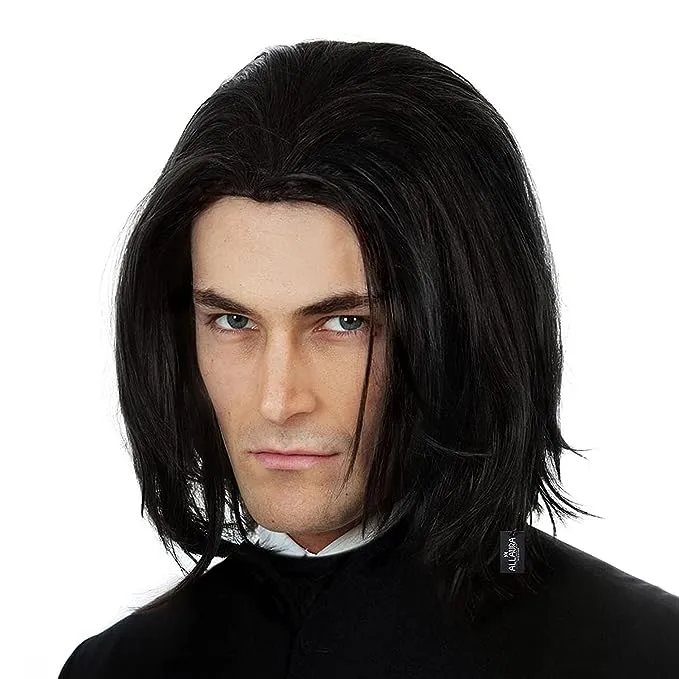 ALLAURA Assassin Wick Wig Hitman Black Keanu Wig 90s Mens Costume