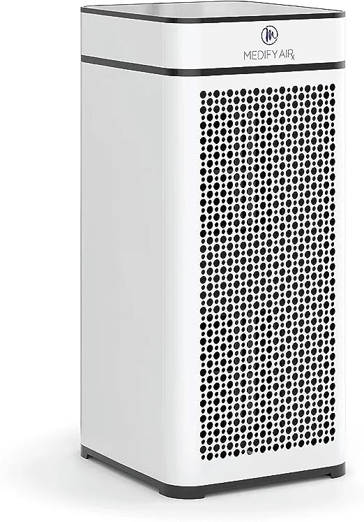 Medify Air MA-40 3-Speed Ionic White HEPA Air Purifier ENERGY STAR (Covers: 380-sq ft)