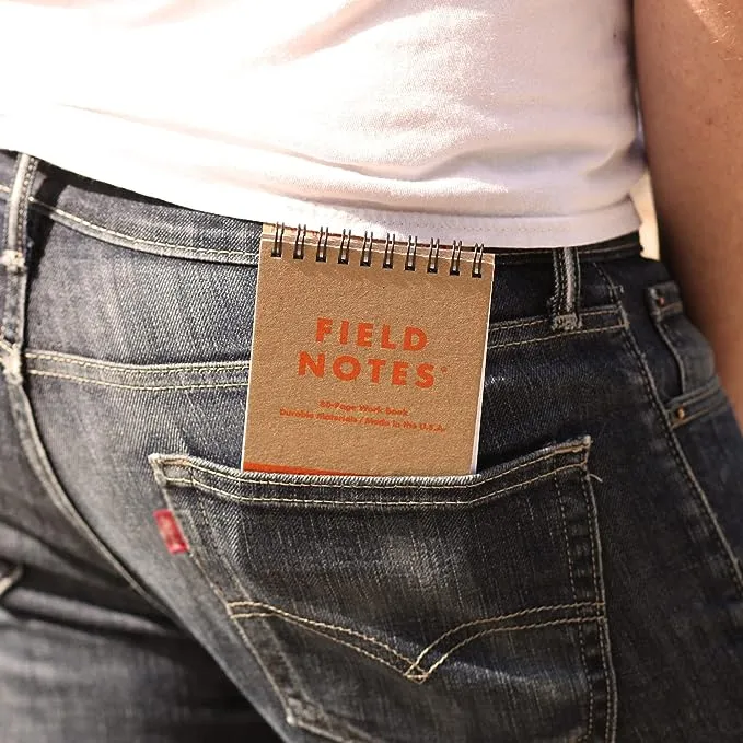 Field Notes: Heavy Duty Edition 2 Pack - Top Spiral Bound Memo Books - Ruled and Graph Paper - 3.5 x 5.5 Inch