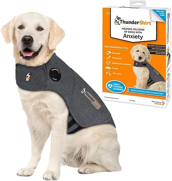 Thundershirt Dog Anxiety Treatment - Gray (Medium)