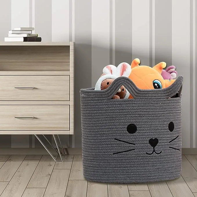 Baskets for Organizing Cute Animal Storage Baskets Cat Toy Basket Big Cotton ...