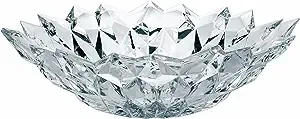 Nachtmann Quartz Collection Crystal Bowl, 12.6 Inches, Clear, Decorative Glass Bowl for Fruit, Kitchen, Centerpieces, and Other Home Décor, Dishwasher Safe