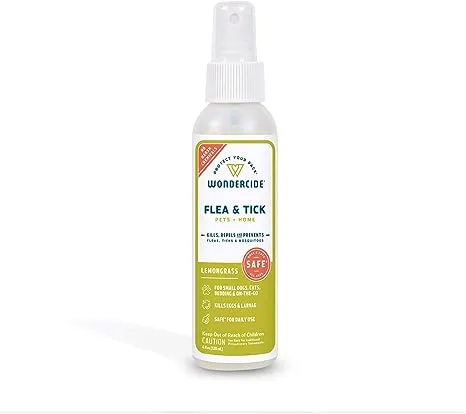 Wondercide Flea & Tick Spray for Pets & Home, Lemongrass, 32-oz