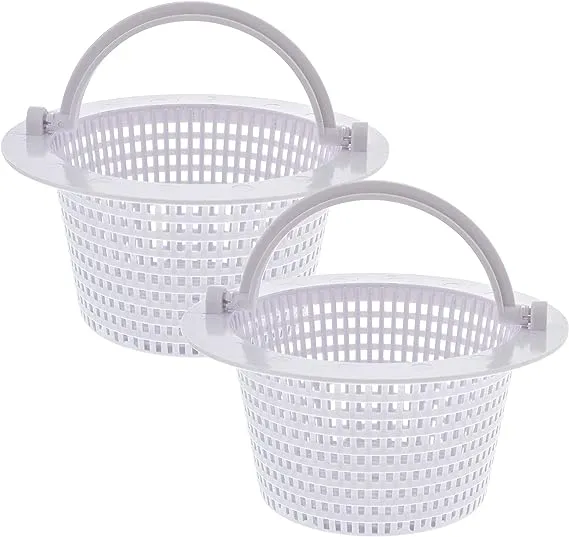 U.S. Pool Supply Above Ground Pool Thru-Wall Skimmer Baskets with Handles (2